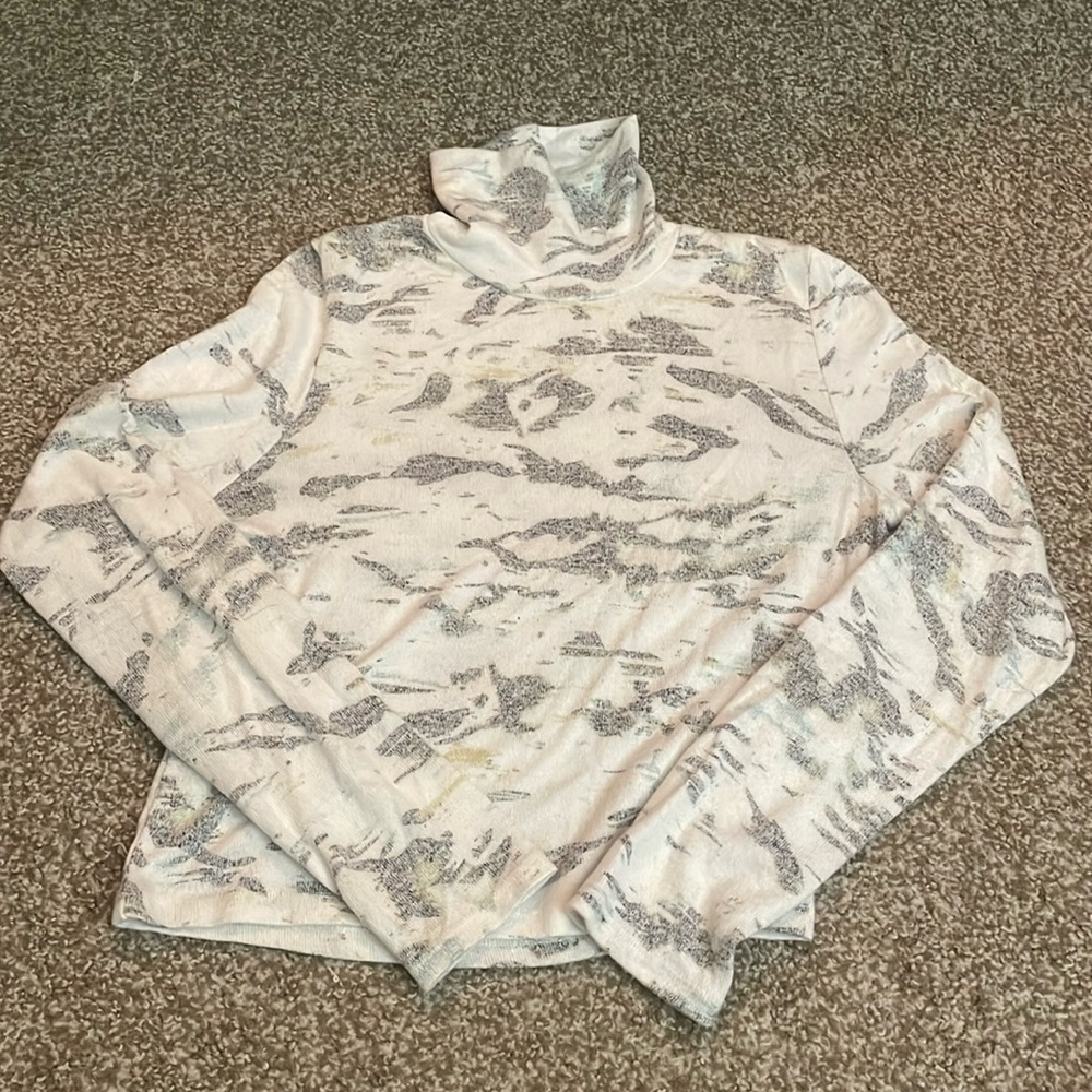 Anthropologie by Anthropologie Turtle Neck Long Sleeve Shirt